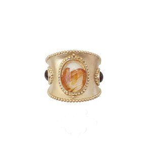 Carolee Gold Metal Stone Cuff Bracelet